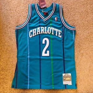 Charlotte Hornets Larry Johnson Swingman Jersey